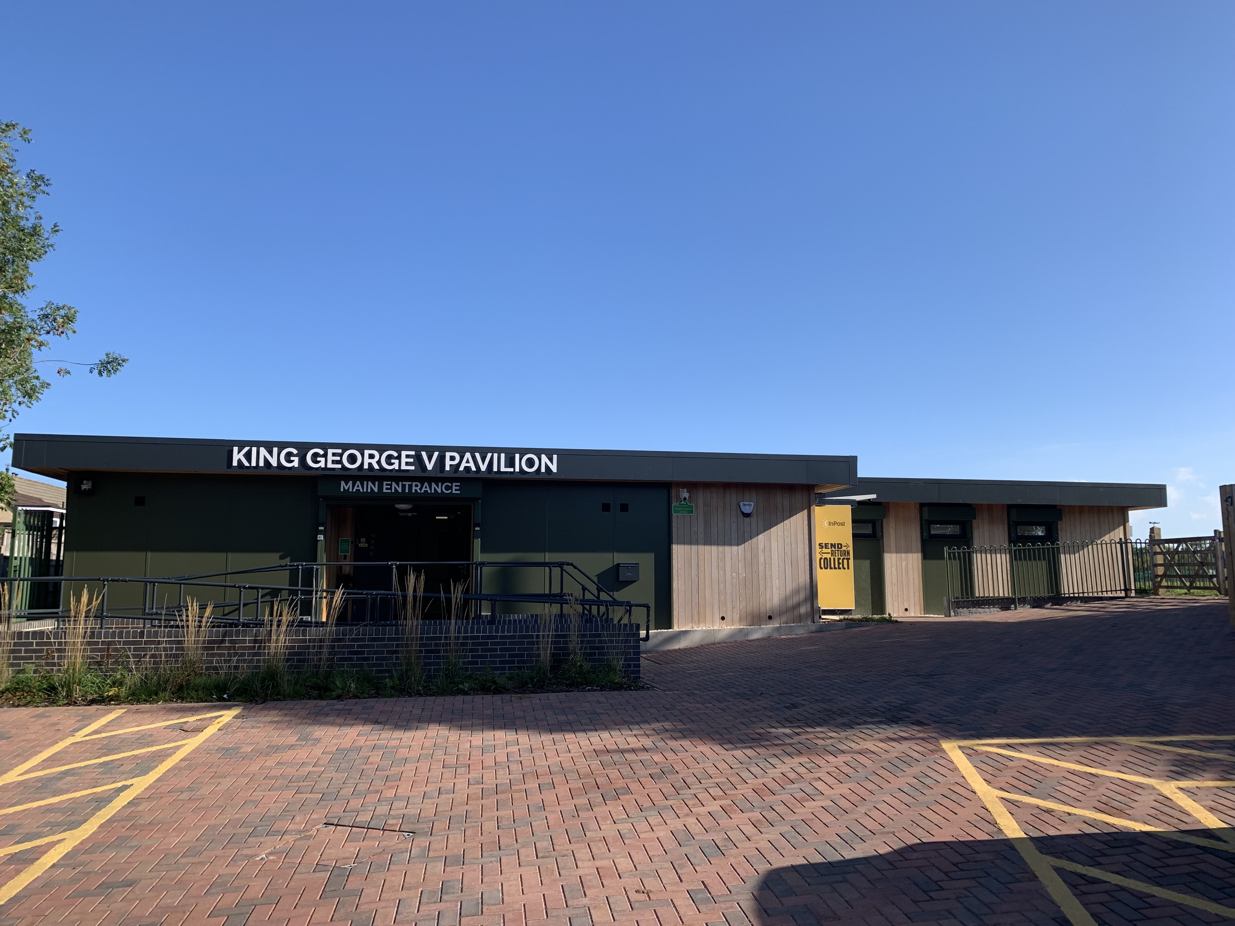 King George V Pavilion outside